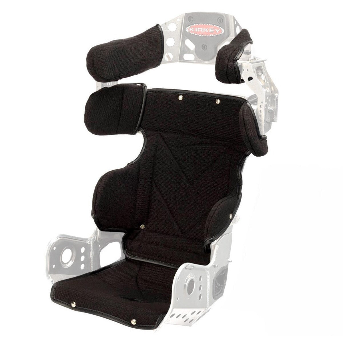 Kirkey Racing 37 Series Micro Mini Sprint 10º Layback Containment Seat Cover - Black Tweed