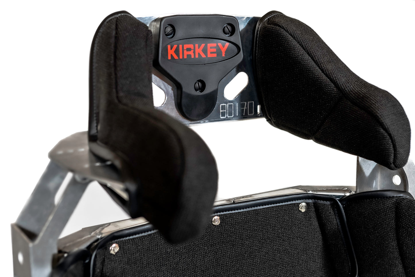 Kirkey Racing 80 Series Seat Kit - Standard 20° Layback Containment Seat with Black Cover