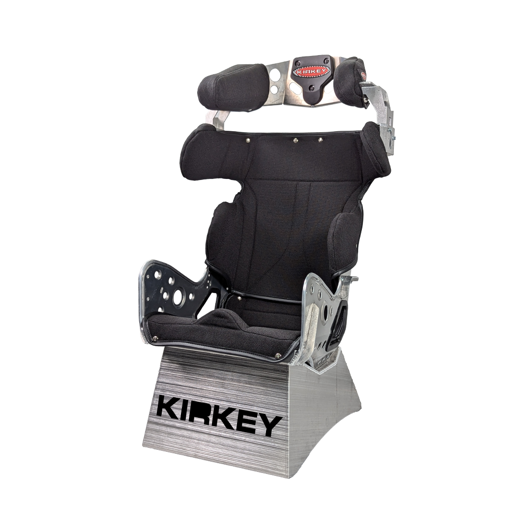 Kirkey Racing 85 Series Seat Kit - Aluminum 10° Layback Containment Seat with Black Cover