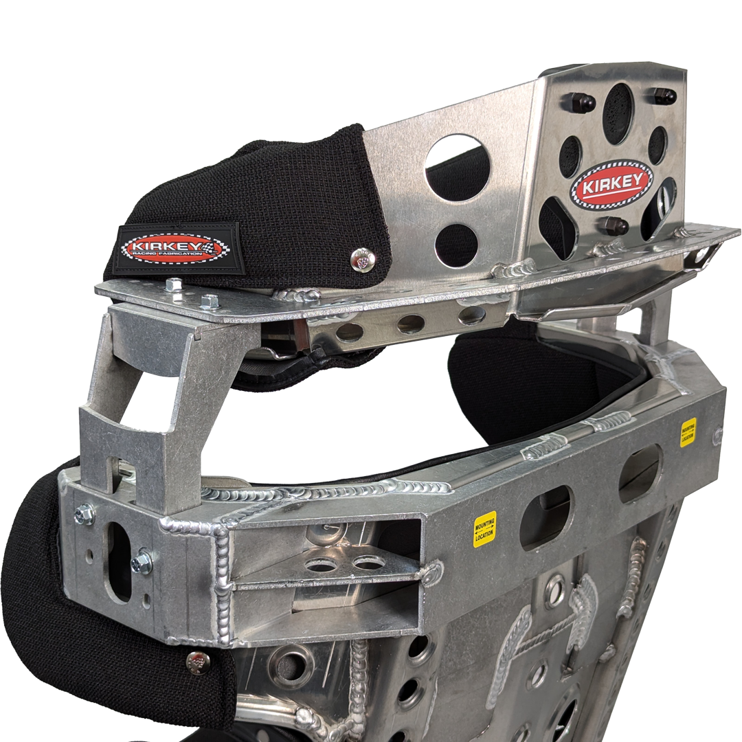 Kirkey Racing 85 Series Seat Kit - Aluminum 10° Layback Containment Seat with Black Cover