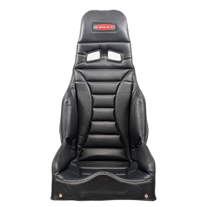Kirkey Racing 55 Series Deluxe Black Perforated Vinyl Seat Cover - NEW FOR 2025!!