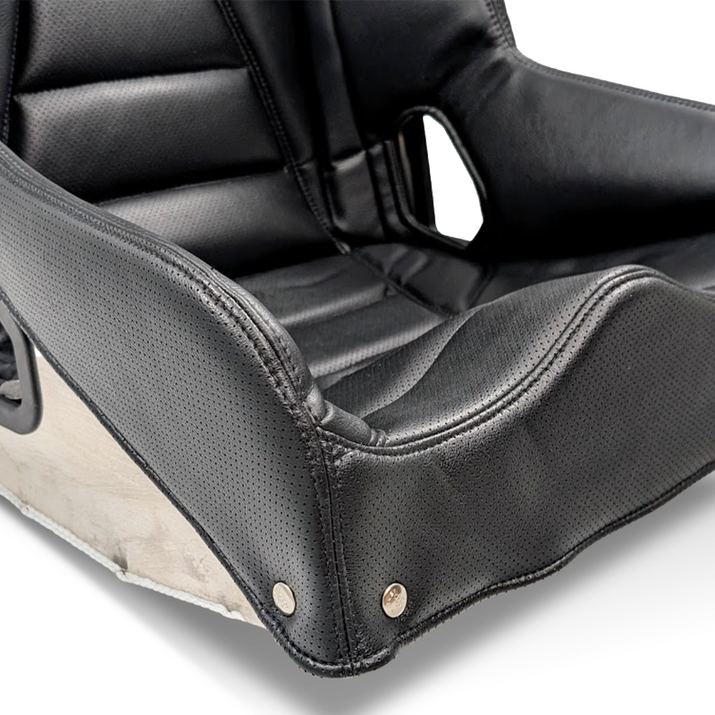 Kirkey Racing 55 Series Deluxe Black Perforated Vinyl Seat Cover - NEW FOR 2025!!