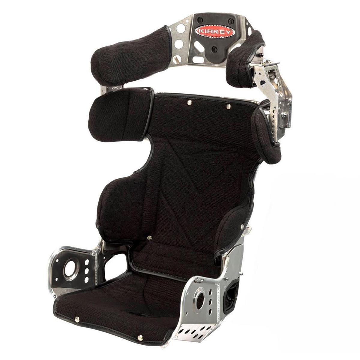 Kirkey Racing 37 Series Micro Mini Sprint  Seat Kit - Aluminum 10° Layback Containment Seat with Black Cover