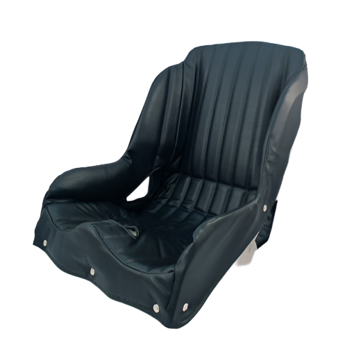 Kirkey Racing 41V Series Vintage Class Bucket Seat Cover - Black Vinyl