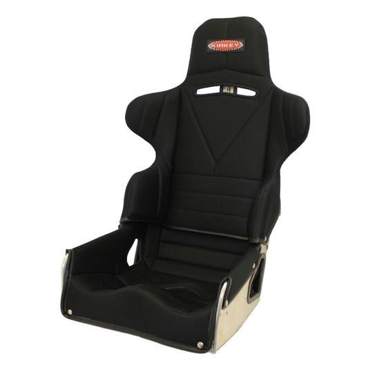 Kirkey Racing 65 Series Adjustable Road Race Seat Kit - Adjustable Layback Race Seat with Black Cover