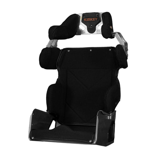 Kirkey Racing 83 Series Seat Kit - Standard 10° Layback Containment Seat with Black Cover