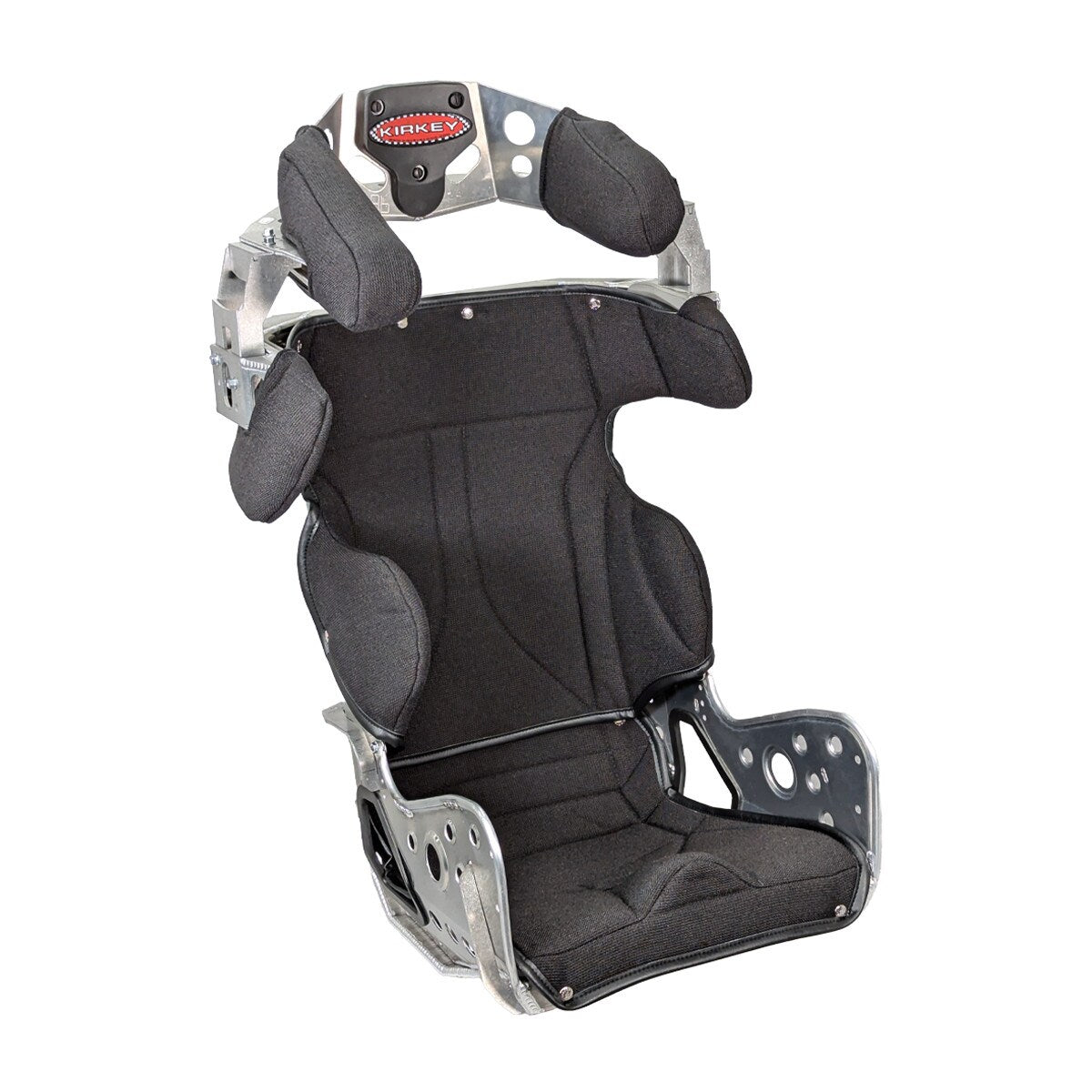 Kirkey Racing 86 Series Seat Kit - Aluminum 20° Layback Containment Seat with Black Cover