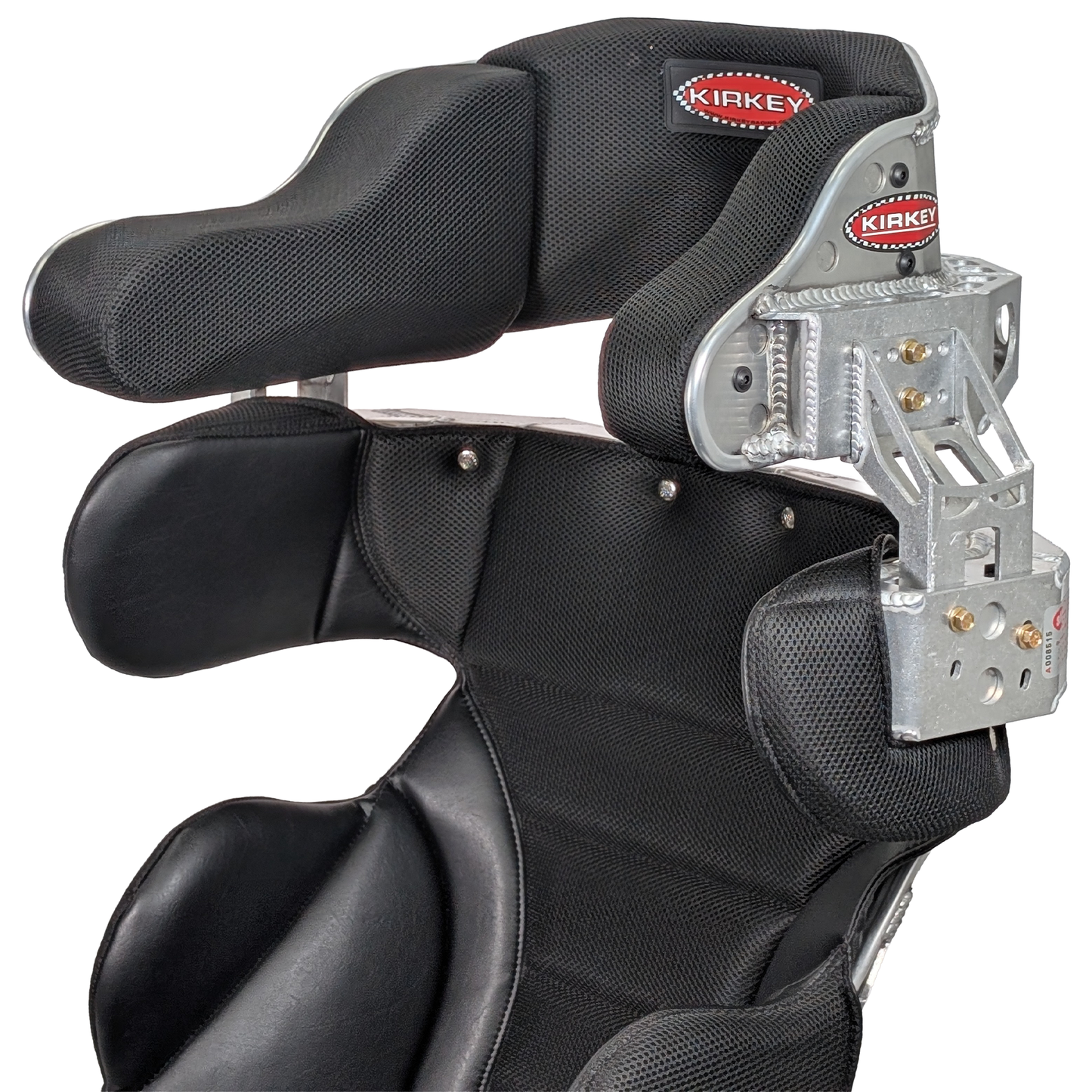 New for 2026! Kirkey Racing 93 Series Asphalt Seat Kit - Deluxe 18° Layback Containment Seat with Black Cover