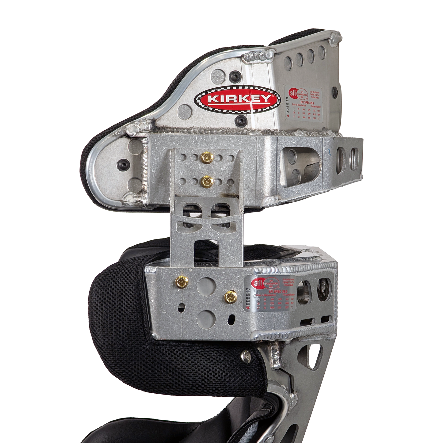 New for 2026! Kirkey Racing 94 Series Seat Kit - Aluminum 18° Layback Containment Seat with Black Cover - SFI 39.2