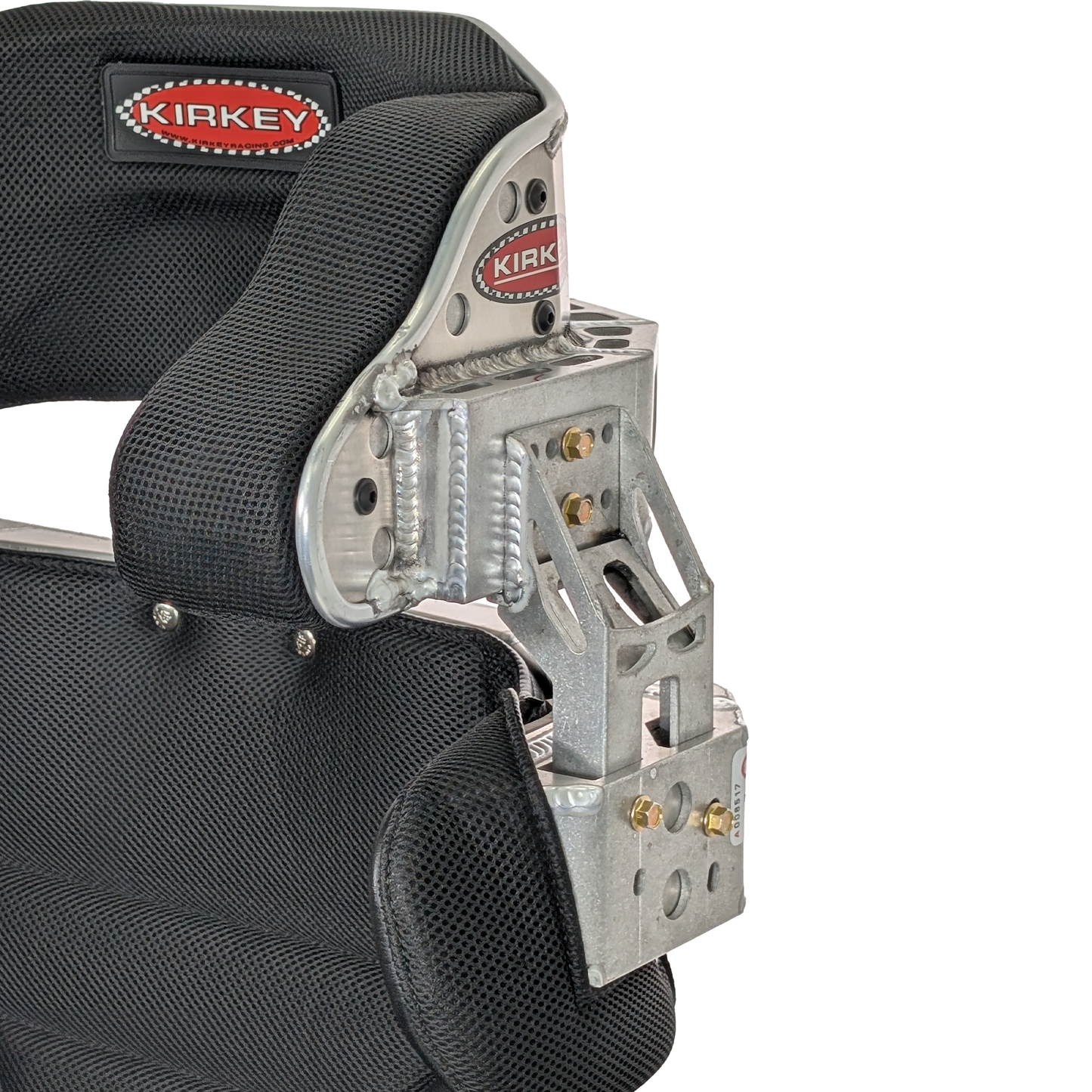New for 2026! Kirkey Racing 94 Series Seat Kit - Aluminum 18° Layback Containment Seat with Black Cover - SFI 39.2