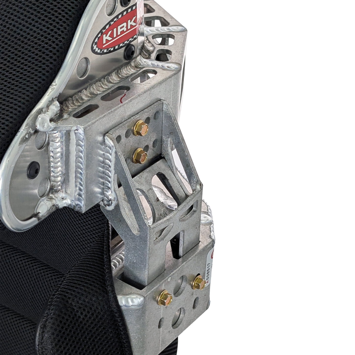 New for 2026! Kirkey Racing 94 Series Seat Kit - Aluminum 18° Layback Containment Seat with Black Cover - SFI 39.2